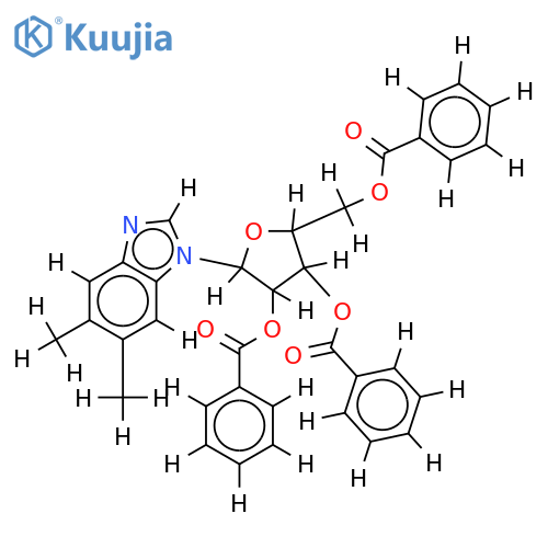 2,3,5-Tribenzoyl,picrate-beta-D-Ribazole structure