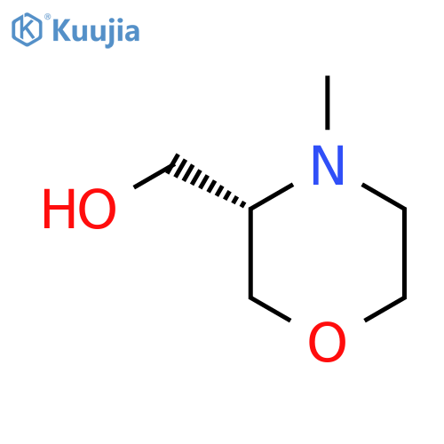 [(3S)-4-methylmorpholin-3-yl]methanol structure