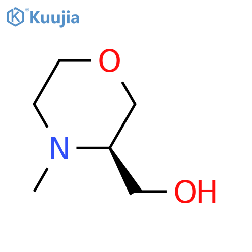 [(3R)-4-methylmorpholin-3-yl]methanol structure