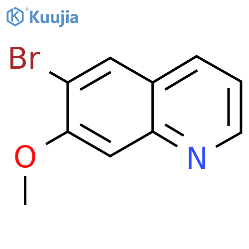 6-bromo-7-methoxy-quinoline structure