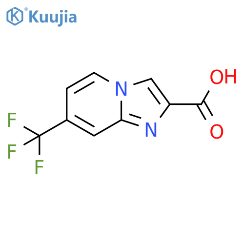 7-(Trifluoromethyl)imidazo1,2-apyridine-2-carboxylic Acid structure
