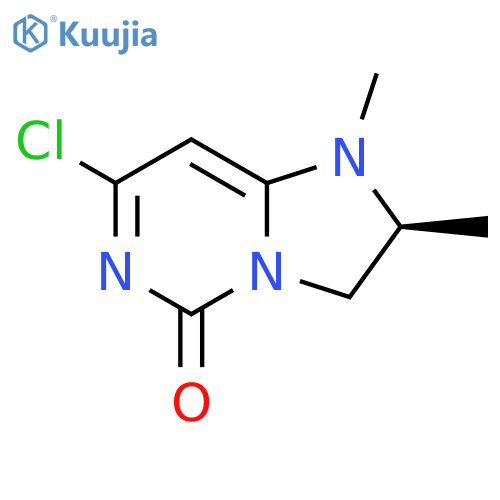 (S)-7-Chloro-1,2-dimethyl-2,3-dihydroimidazo[1,2-c]pyrimidin-5(1H)-one structure