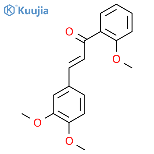 (2E)-3-(3,4-Dimethoxyphenyl)-1-(2-methoxyphenyl)prop-2-en-1-one structure