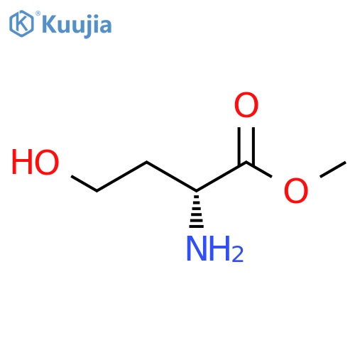 methyl (2R)-2-amino-4-hydroxybutanoate structure