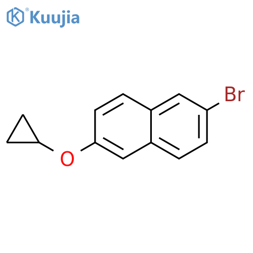 2-bromo-6-cyclopropoxynaphthalene structure