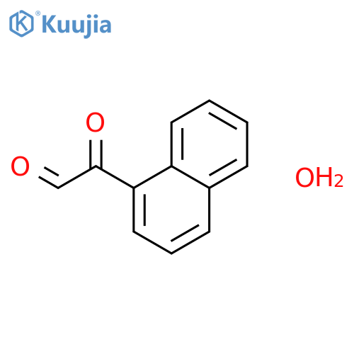1-Naphthylglyoxal hydrate structure