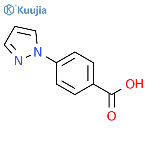 4-(1H-Pyrazol-1-yl)benzoic acid structure