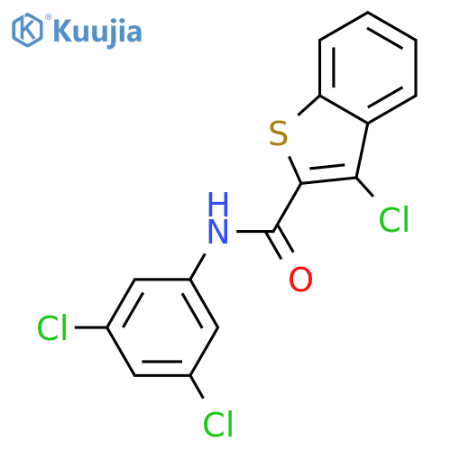 3-Chloro-benzo[b]thiophene-2-carboxylic acid (3,5-dichloro-phenyl)-amide structure