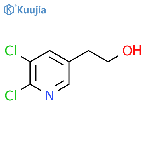 2-(5,6-dichloropyridin-3-yl)ethan-1-ol structure