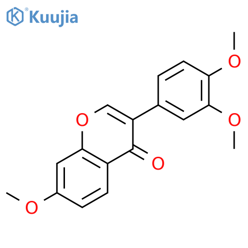 3-(3,4-dimethoxyphenyl)-7-methoxy-4H-chromen-4-one structure