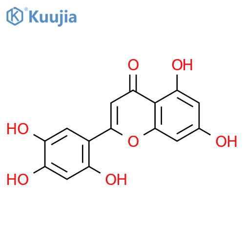 4H-1-Benzopyran-4-one,5,7-dihydroxy-2-(2,4,5-trihydroxyphenyl)- structure