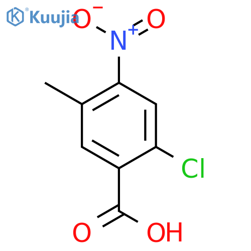 Benzoic acid, 2-chloro-5-methyl-4-nitro- structure