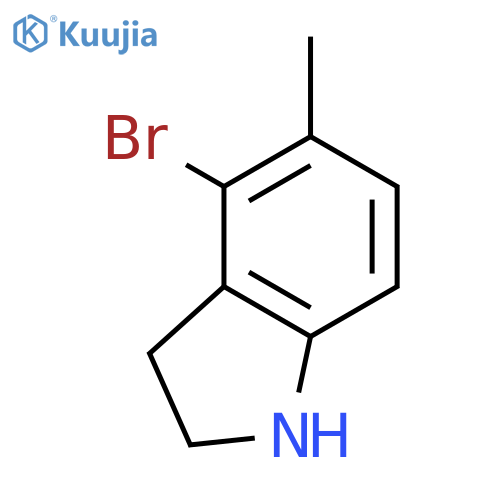 4-Bromo-5-methylindoline structure