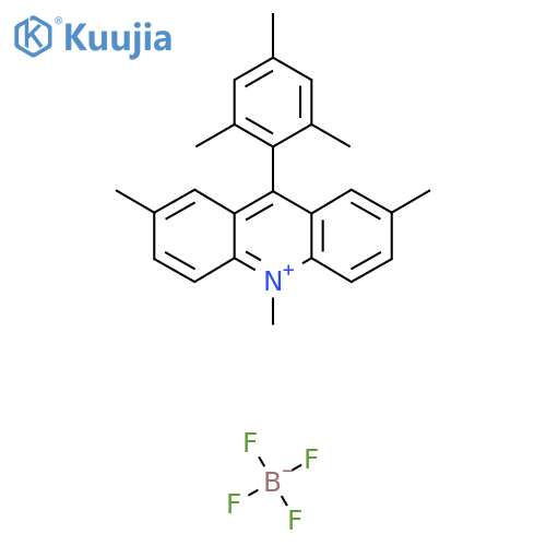 9-Mesityl-2,7,10-trimethylacridin-10-ium tetrafluoroborate structure
