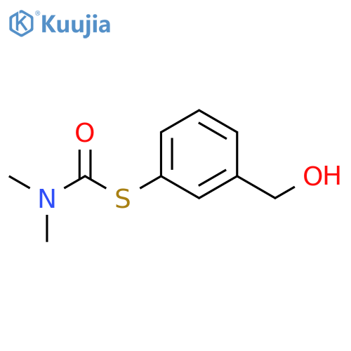 1-{3-(hydroxymethyl)phenylsulfanyl}-N,N-dimethylformamide structure