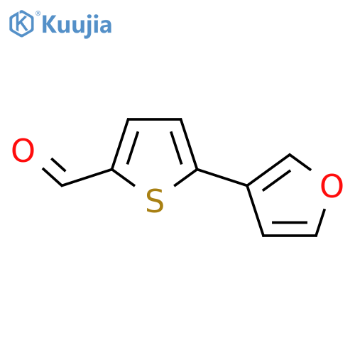 5-(Furan-3-yl)thiophene-2-carbaldehyde structure