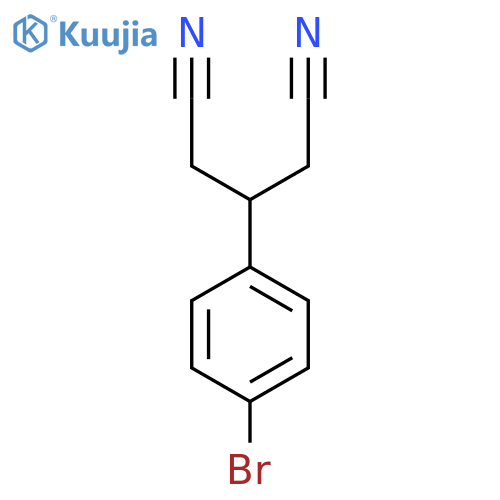 3-(4-Bromophenyl)pentanedinitrile structure