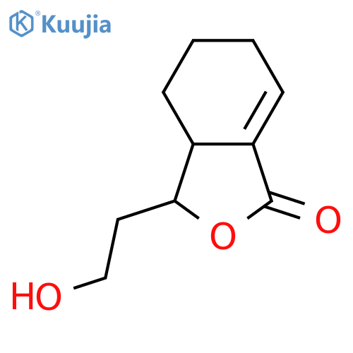 3a,4,5,6-Tetrahydro-3-(2-hydroxyethyl)-1(3H)-isobenzofuranone; (3S,3aR)-form structure