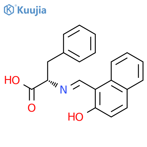 L-Phenylalanine, N-[(2-hydroxy-1-naphthalenyl)methylene]- structure