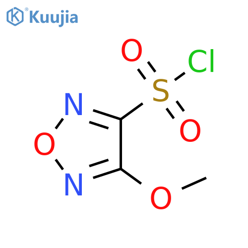 4-methoxy-1,2,5-oxadiazole-3-sulfonyl chloride structure
