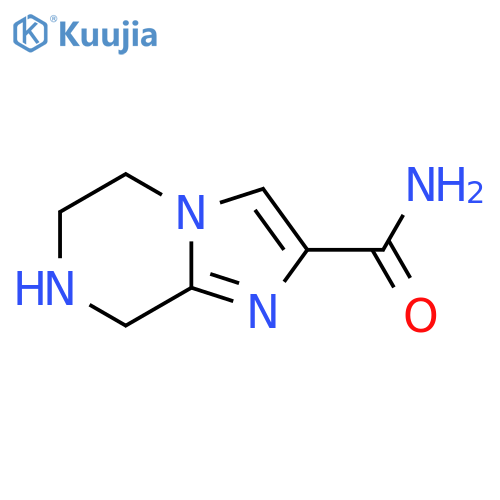 5,6,7,8-Tetrahydroimidazo[1,2-a]pyrazine-2-carboxamide structure
