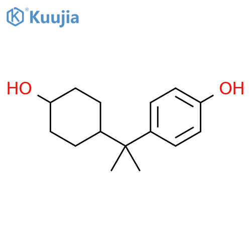 4-[1-(4-Hydroxycyclohexyl)-1-methylethyl]phenol structure