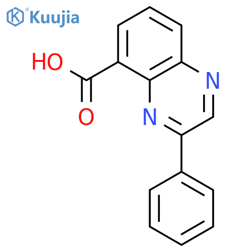 3-Phenylquinoxaline-5-carboxylic acid structure