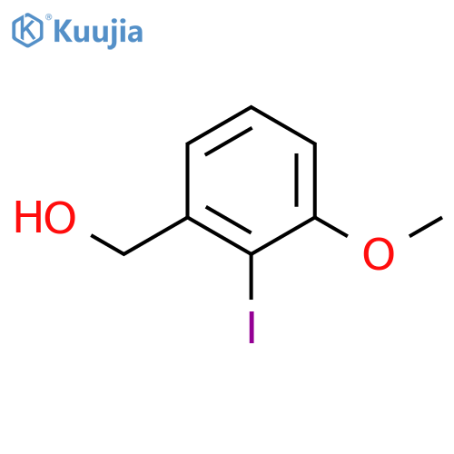 (2-Iodo-3-methoxyphenyl)methanol structure