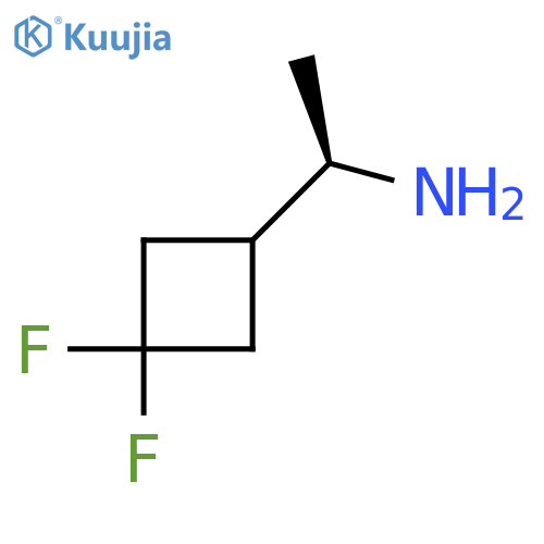 (1R)-1-(3,3-difluorocyclobutyl)ethan-1-amine structure