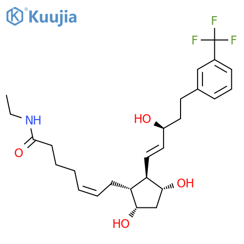 17-trifluoromethylphenyl trinor Prostaglandin F2alpha ethyl amide structure