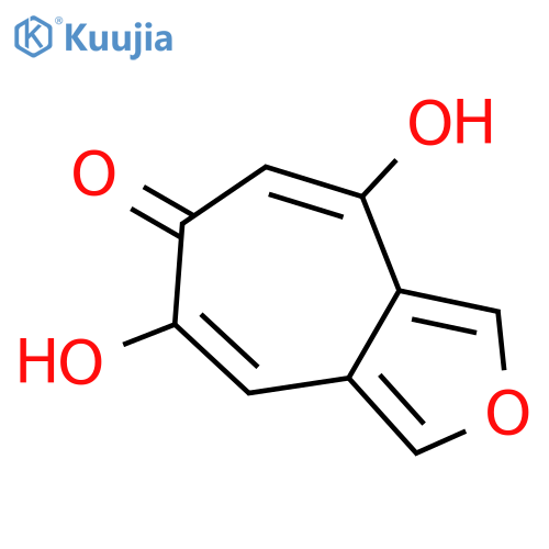 6H-Cyclohepta[c]furan-6-one, 4,7-dihydroxy- structure