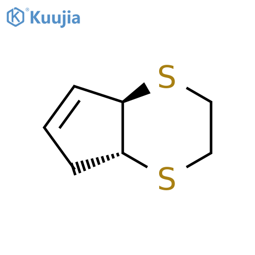 5H-Cyclopenta-p-dithiin,hexahydro-, trans- (8CI) structure
