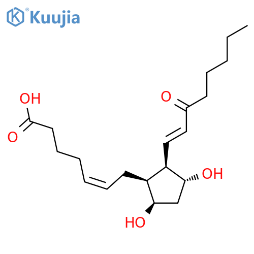 8-iso-15-keto Prostaglandin F2beta structure
