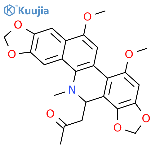 8-Acetonyldihydrosanguinarine; (ξ)-form, 5,12-Dimethoxy structure