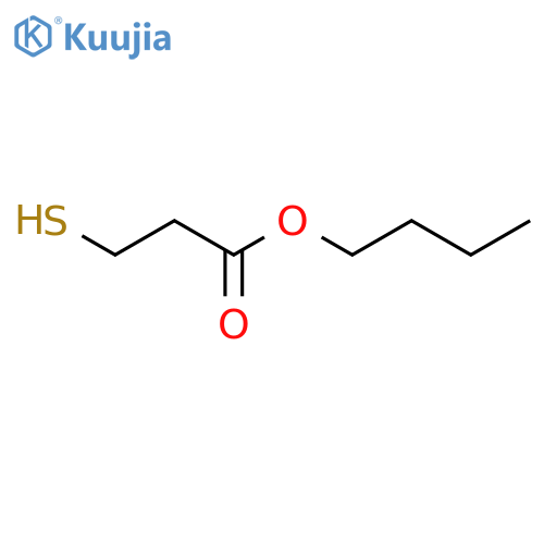 Butyl- 3-mercaptopropionate structure