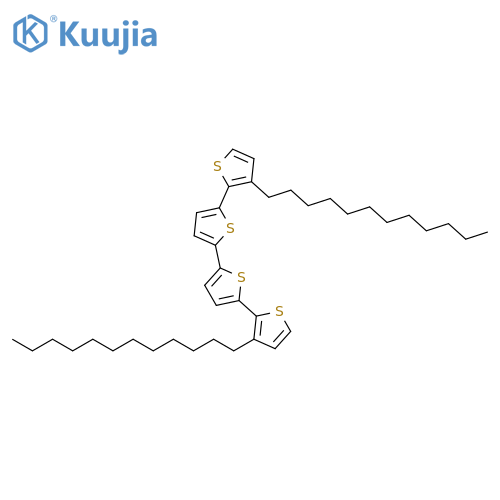 3,3'''-Didodecyl-2,2':5',2'':5'',2'''-quaterthiophene structure