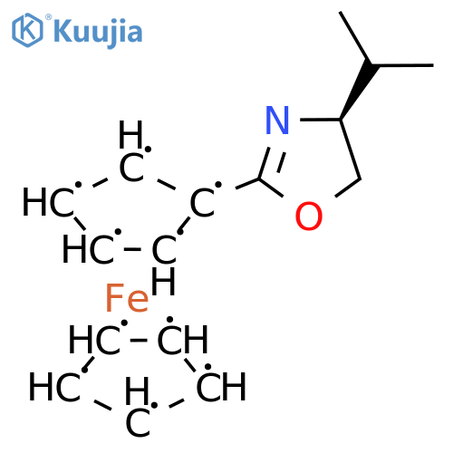 (S)-(4-Isopropyloxazolin-2-yl)ferrocene structure