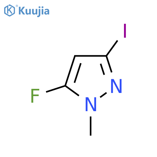 5-Fluoro-3-iodo-1-methyl-1H-pyrazole structure