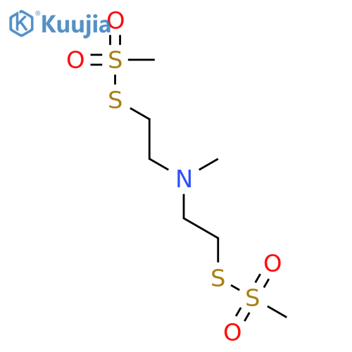 Bis-(2-methanethiosulfonatoethyl)methylamine structure