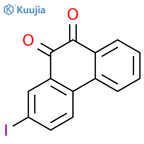 9,10-Phenanthrenedione,2-iodo- structure
