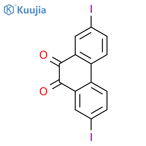 2,7-Diiodophenanthrenequinone structure