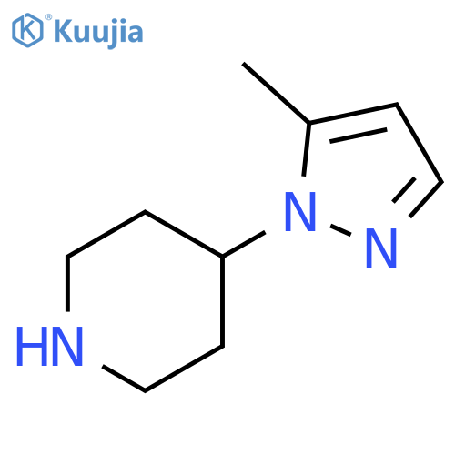 4-(5-METHYL-1H-PYRAZOL-1-YL)PIPERIDINE structure