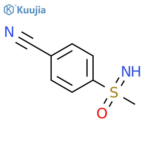 4-(S-methylsulfonimidoyl)benzonitrile structure