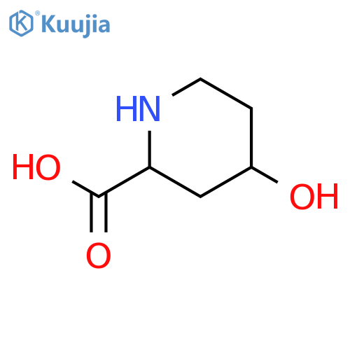 (2R,4S)-4-Hydroxypiperidine-2-carboxylic acid structure
