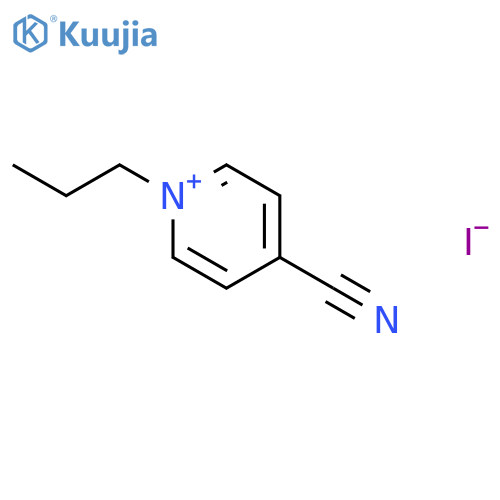 Pyridinium,4-cyano-1-propyl-, iodide (1:1) structure
