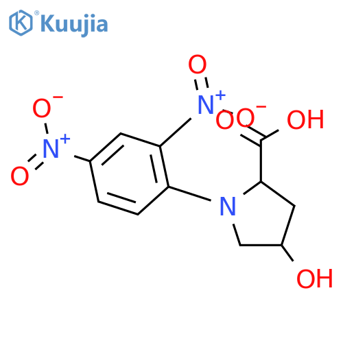 L-Proline,1-(2,4-dinitrophenyl)-4-hydroxy-, (4R)- structure