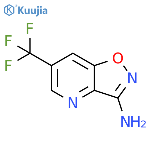 6-(Trifluoromethyl)-1,2oxazolo4,5-bpyridin-3-amine structure