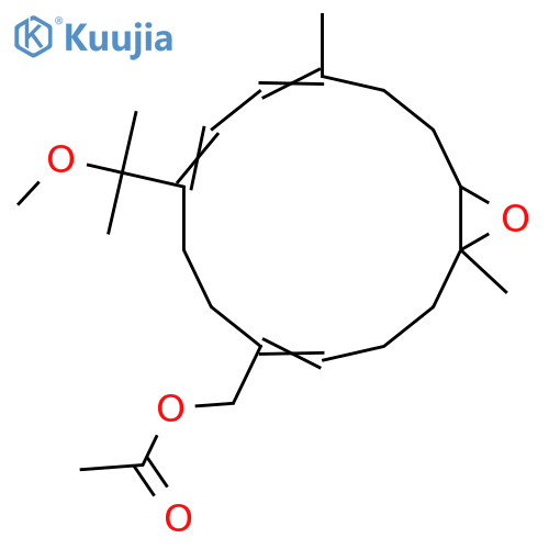 7,8-Epoxy-1,3,11-cembratriene-15,20-diol; (1E,3E,7S,8S,11Z)-form, 15-Me ether, 20-Ac structure
