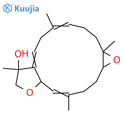 2,16:7,8-Diepoxy-1(14),3,11-cembratrien-15-ol; (1(14)Z,2S,3E,7S,8S,11E)-form structure