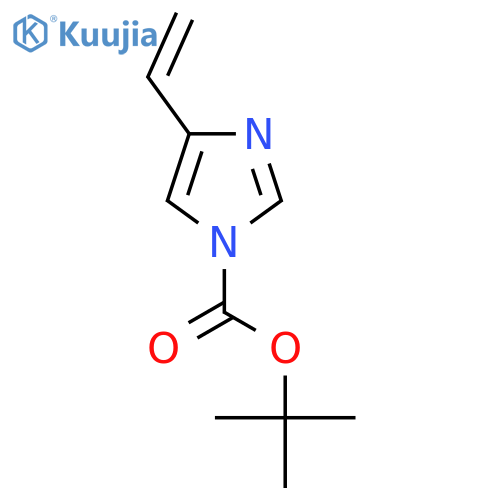 tert-butyl 4-ethenyl-1H-imidazole-1-carboxylate structure